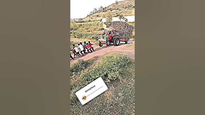 tractor sugarcane heavy load sugarcane farmers
