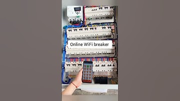 how to online WiFi MCB breaker digital MCB breaker final fitting #shortsfeed #electricalindia