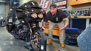 Installing New Head Lights On My Harley Davidson Road Glide ST