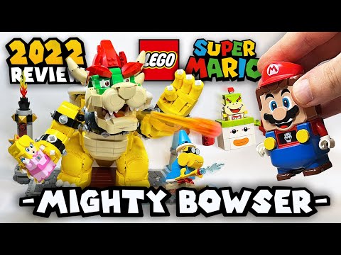 LEGO Super Mario 71411 The Mighty Bowser is a giant brick-built puppet