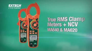 Extech MA640-620 Clamp Meter Showcase Video