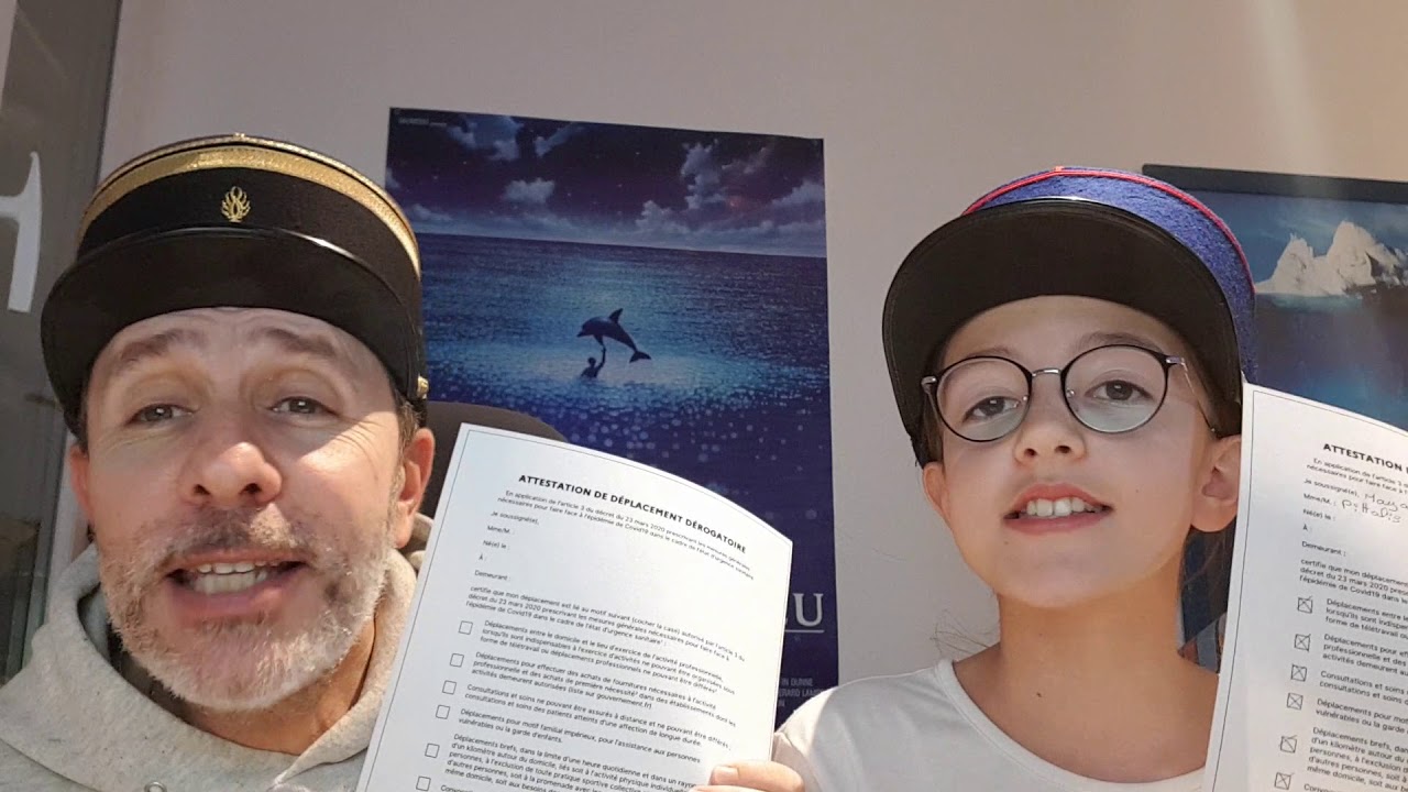 confinement 2020 Ton attestation