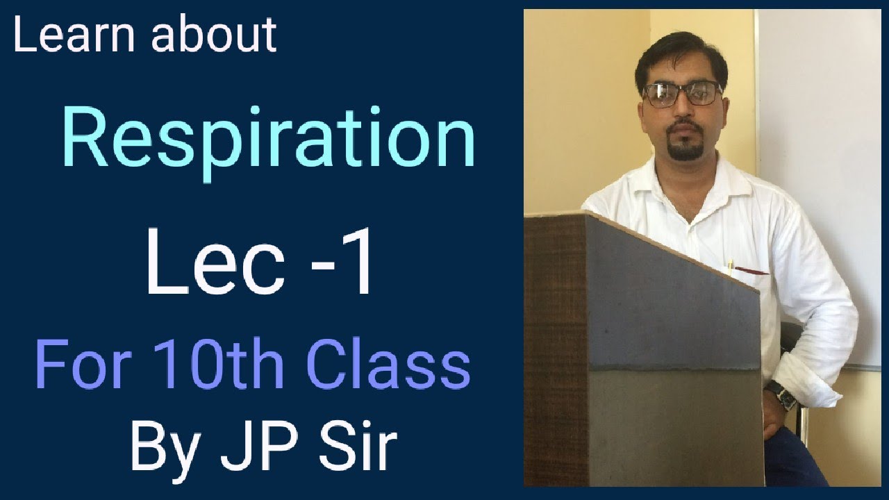 Biology by JP Gaur Sir || Respiration | Lec -1.