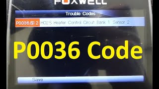 Causes and Fixes P0036 Code: HO2S Heater Control Circuit (Bank 1 Sensor 2) Causes and Fixes P0036 Code: HO2S Heater Control Circuit (Bank 1 Sensor 2)