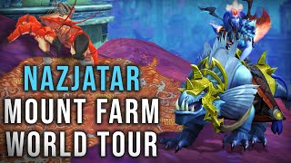 WoW Mount Farm World Tour - Nazjatar BFA