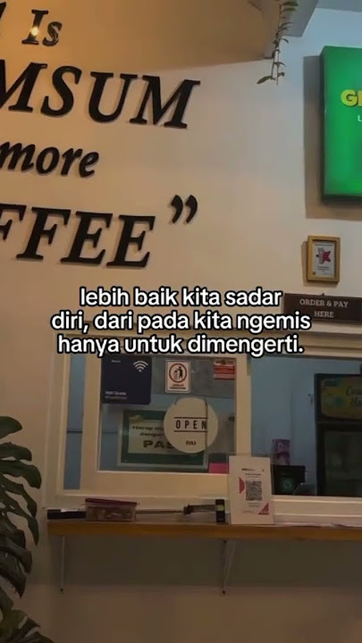 lebih baik kita sadar diri..