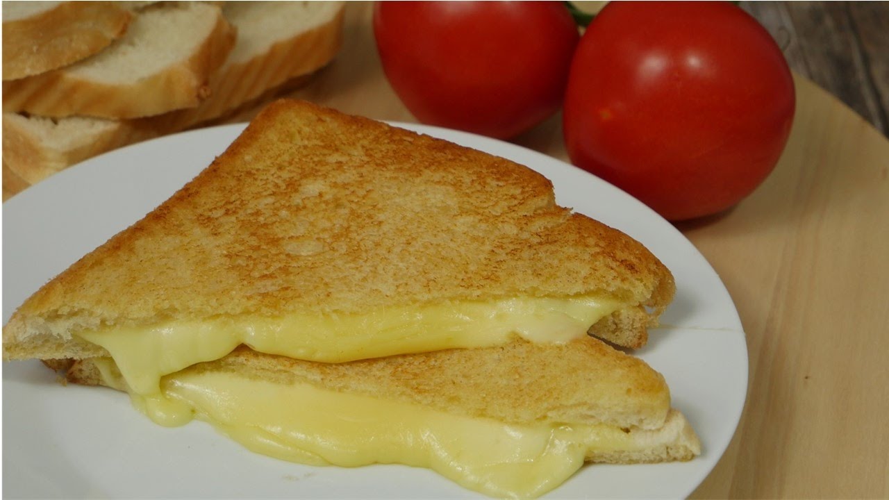 5 Minuten Cheese Toastie I Grilled Cheese Sandwich I schnell & einfach