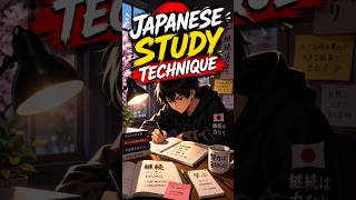 JAPANESE STUDY TECHNIQUE🔥#japanesestudytechniqe #japanesestudying #learnfaster