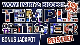 🥈 Part 2: $100 SPINS! My BIGGEST Tiger Bets EVER 🐅 5 High-Limit Reno Jackpots!!!   |   Raja Slots screenshot 3