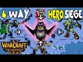 Warcraft 3 | 4 Way Hero Siege