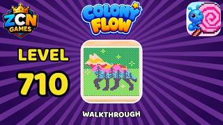 Colony Flow Level 710 Walkthrough | New Update | Full Solution