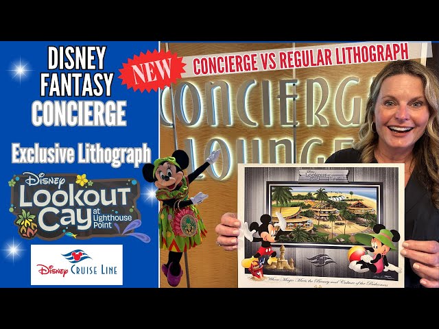 FIRST LOOK! | Concierge Exclusive Disney Cruise Line LITHOGRAPH