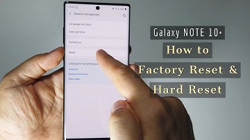 How to Hard Reset & Factory reset Galaxy Note 10 and Note 10 Plus | 2 ways