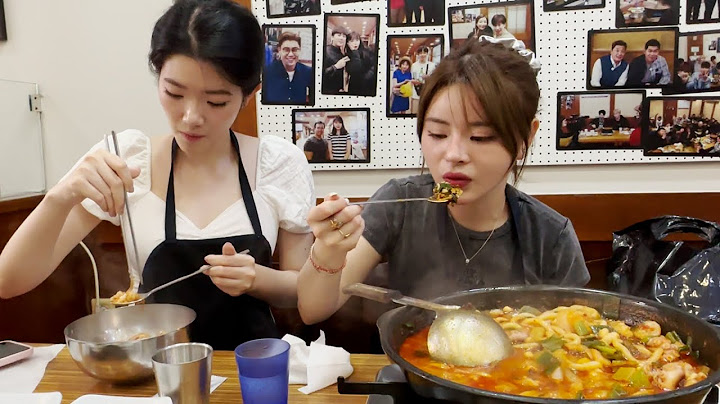 한국에서 생전 처음 낙곱새를 먹어 본 베트남 동생들ㅋㅋㅋ