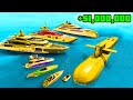 Collecting GOLD LUXURY BOATS in GTA 5!