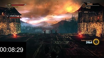 The Witcher 2 Arena Speedrun Dark Mode New world record 1:16:10