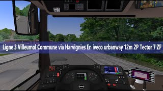 Ligne 3 Retour En iveco urbanway 12m 2P Tector 7 ZF