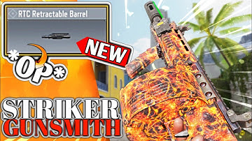 New "RTC Barrel" is *OP*!!! Best Striker Gunsmith in Codm season 11 | Cod mobile