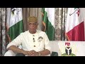 New year broadcast by his excellency pastor umo eno governor akwa ibom state thegoldenera