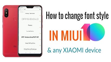 1-Minute Tips | Change font MIUI 10 & any xiaomi device | without Root | #jasimkhanbd