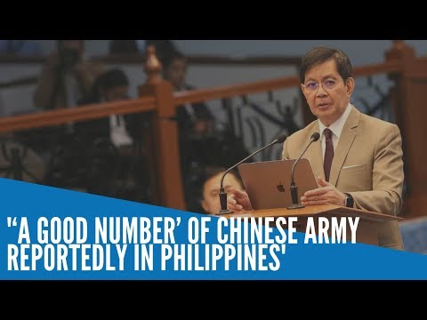 ‘A good number’ of Chinese army reportedly in Philippines – Lacson