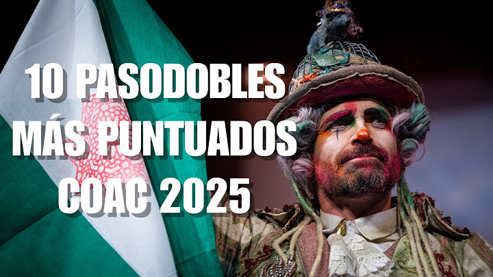 Los 10 PASODOBLES más PUNTUADOS en COMPARSAS según el jurado del COAC 2025