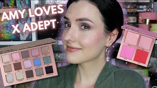 AMY LOVES x ADEPT Collection | Swatches, Tutorial + Info!