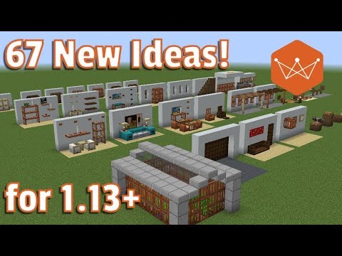  Minecraft  Tutorial 67 decoration  design ideas  for 1 13 