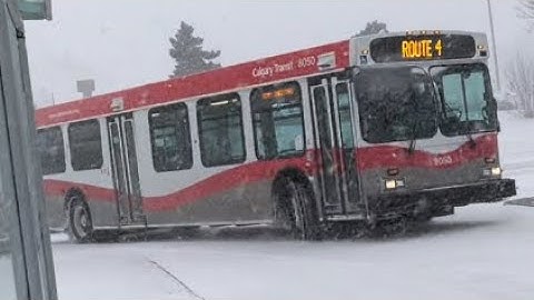 (1080p60) Calgary Transit 2008 New Flyer D40LF - 8050