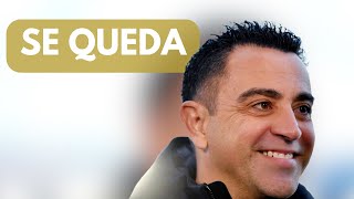 XAVI SE QUEDA EN EL BARÇA