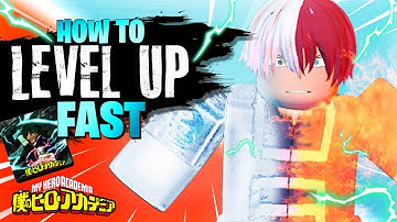 BOKU NO ROBLOX REMASTERED: HOW TO LEVEL UP FAST [Early game/ beginner guide] | ItsBear