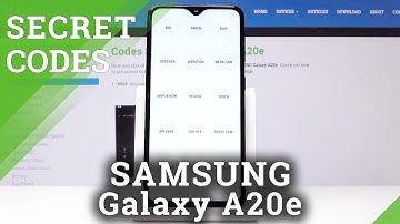 SAMSUNG Galaxy A20e Secret Codes
