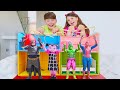 जिंदा सुपरहीरो गुड़िया प्लेहाउस मजेदार बच्चों के खिलौने की कहानी