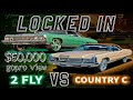 DONKMASTER & COUNTRY C VS 2 FLY LOCKED IN $60,000 | HEAVY HITTER OF DONK RACING #inandoutcustom