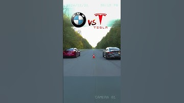 "BMW" VS "TESLA"!#shorts  #automobile #car #bmwengine#edit