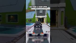 You Can Open Doors With Weapons ??