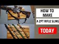 How to make a 2 point rifle sling with a quick adjust pull tab