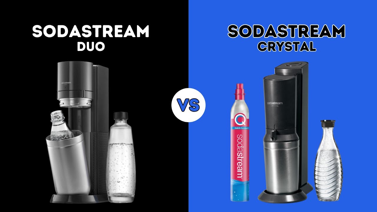 Sodastream Duo vs Sodastream Crystal: Lohnt sich das teurere Modell?