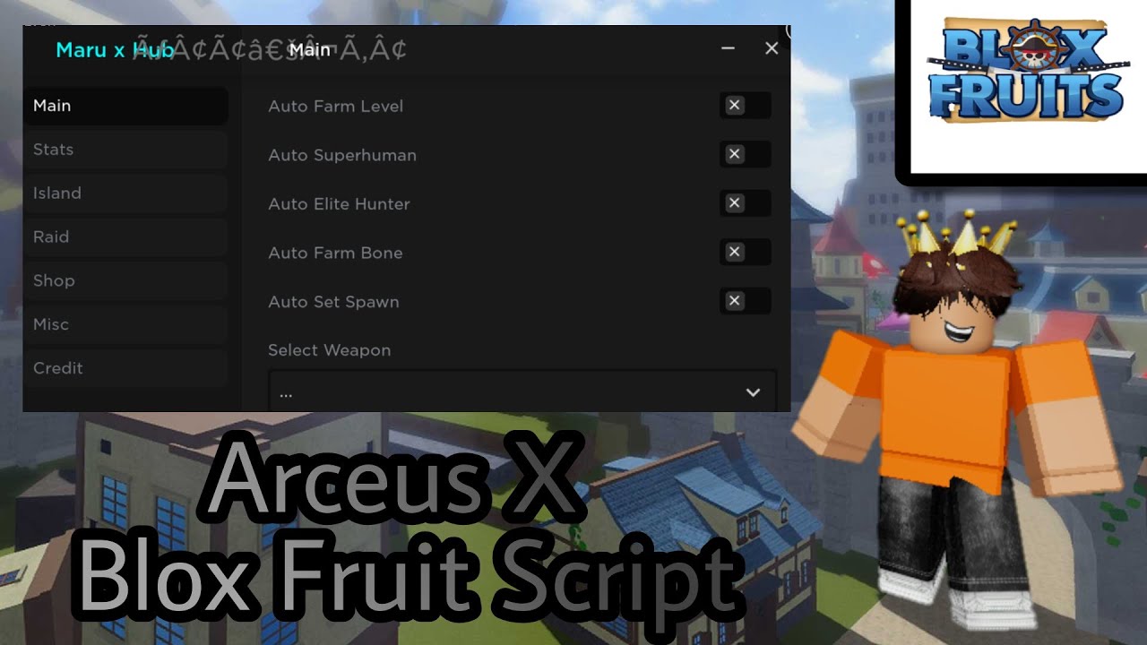 Arceus X Blox Fruit Autofarm Script (Roblox) YouTube