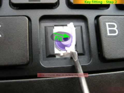 Repair guide - fix key on your Sony VAIO VGN-CR laptop keyboard