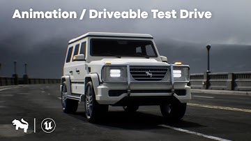 SUV 01 - Unreal Engine - Animation / Driveable Test Drive