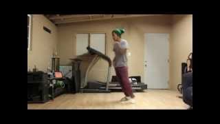 House Dance Jardy Santiago practice all steps + worm up