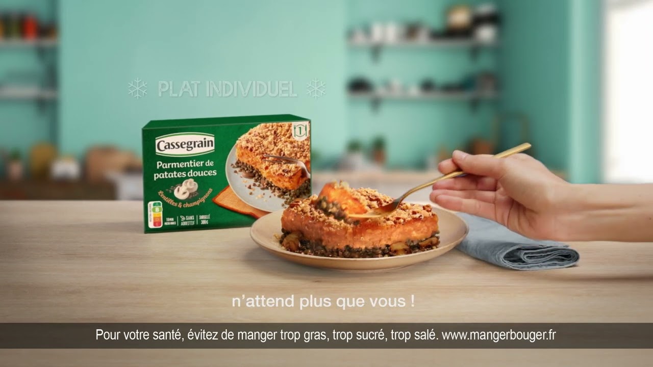 Parmentier de patate douce Cassegrain