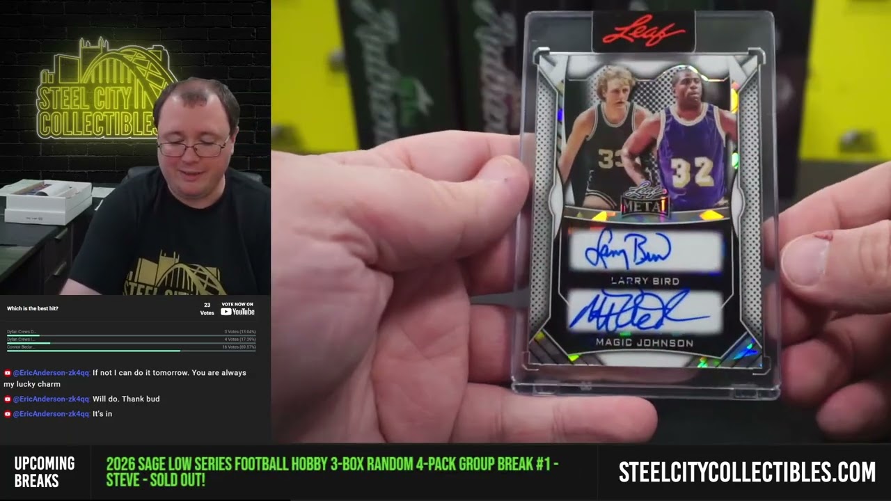 2025 Leaf Metal Authentics Volume 2 Multi-Sport 10-Box Case SNAKE Draft Group Break #1 - Steve