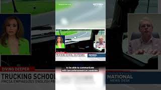 Trucking schools shutdown EFFECTIVE IMMEDIATELY: English language proficiency problems