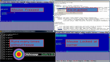 dosbox  turbo c / c++  mouse freeze 100% working     :  myfocuspage fixes #1