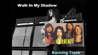 Walk In My Shadow - Free - Backing Track With Vocals -  To Study For Free - No Lead Guitar