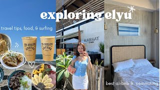 La Union Vlog: commuting, diy travel, coffee shop, airbnb, \& surfing