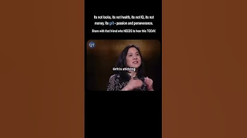 Talent Counts—But Grit Wins