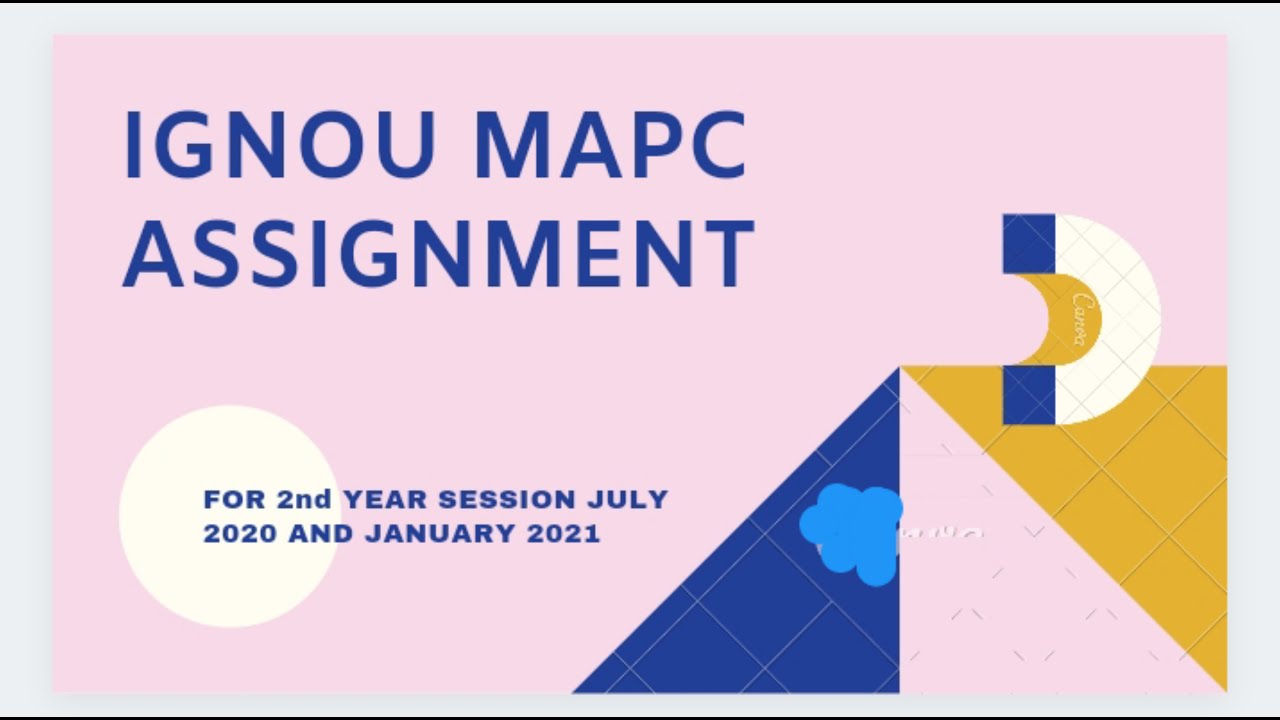 ignou assignment mapc 2nd year